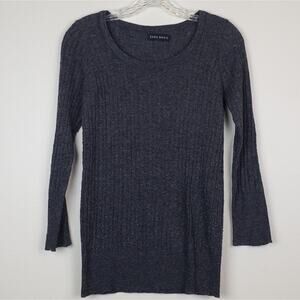 Zara Basic | Black Long Sleeve Top